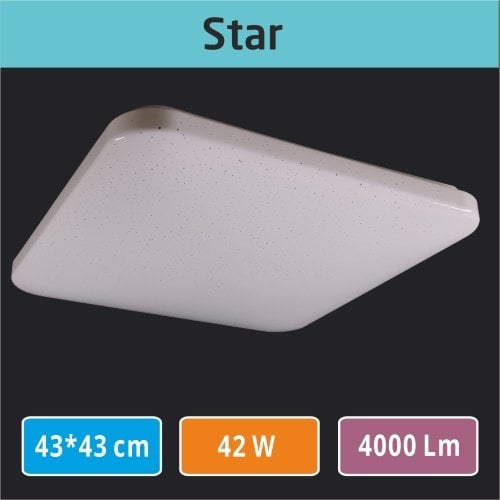 Sıva Üstü Led Panel 43*43  Star