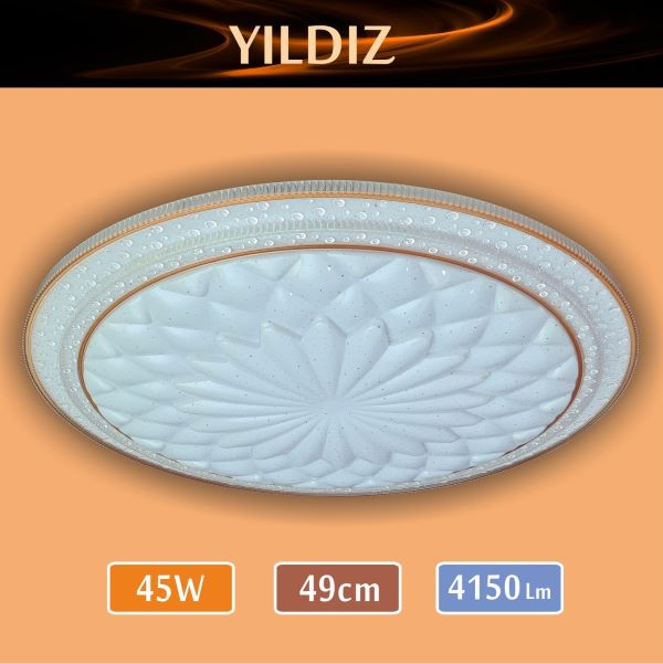 Sıva Üstü Led Panel 45W Yıldız