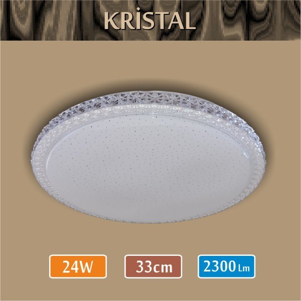 Sıva Üstü Led Panel 24W Kristal