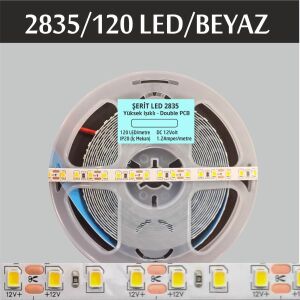 2835 Şerit Led 120 Led Beyaz