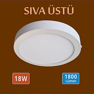 18W Sıva Üstü Led Spot