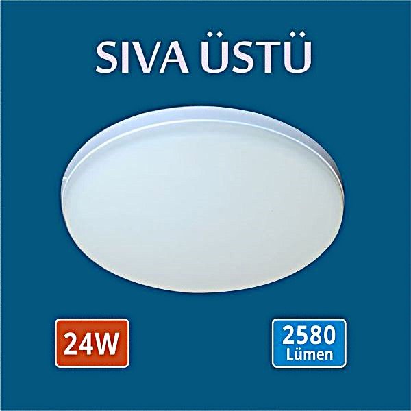 Sıva Üstü Çerçevesiz Led Panel 24W