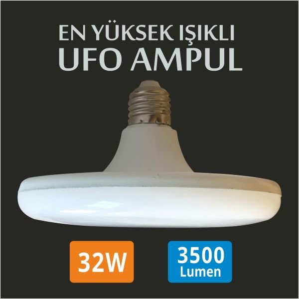 Ufo Led Ampul 32W Günışığı