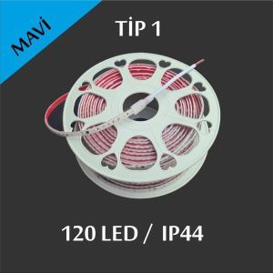 220V Şerit Led Tip 1 Mavi