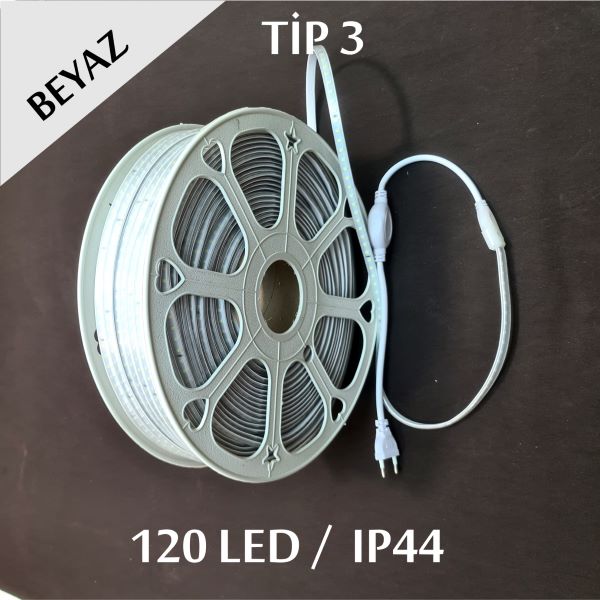 220V Şerit Led Tip 3 Beyaz