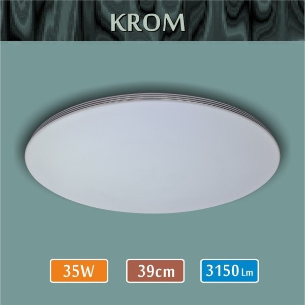 Sıva Üstü Led Panel 35W Krom