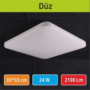 Sıva Üstü Led Panel 33*33 Düz