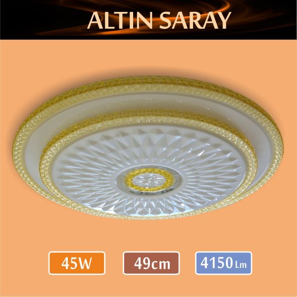 Sıva Üstü Led Panel 45W Altın Saray