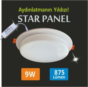 9W Star Led Panel