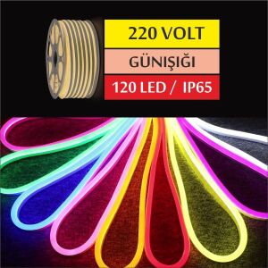 220 Volt Neon Led Günışığı 8*16mm