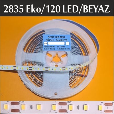 120 Led EKO Seri Şerit Led Beyaz